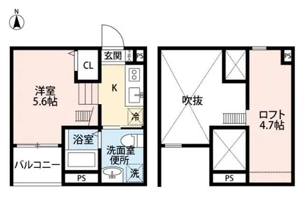 青空と光のルーチェ【1階】の間取り