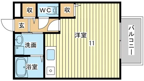 コンフォートテクノⅠ【2階】の間取り
