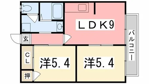 グリーンフレグランス【102号室】の間取り