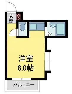 大谷ハイム【1階】の間取り