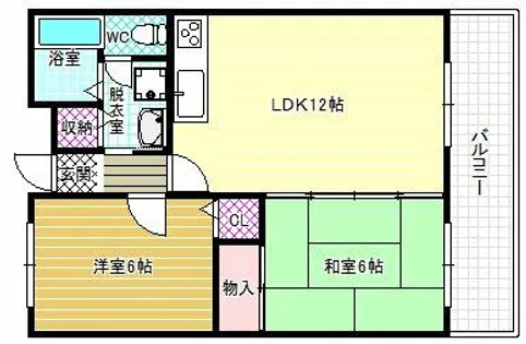 メゾン川口【1階】の間取り