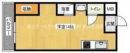 アビコエイトビル【505号室】の間取り