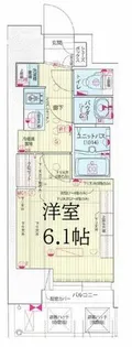 プレサンス九条グランデリーヴ【2階】の間取り