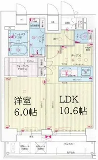 プレサンス九条グランデリーヴ【13階】の間取り