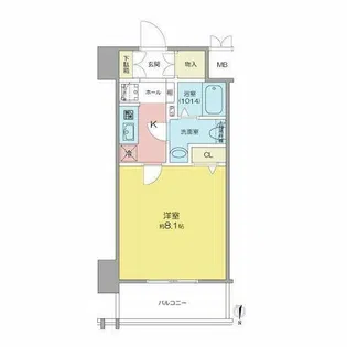 SHOKEN Residence名古屋SOUTH【4階】の間取り