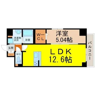 GRANDUKE千代田regaria【4階】の間取り