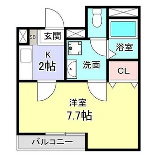 Bell Dome【1階】の間取り