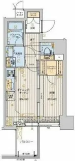 RISING Maison本町橋【15階】の間取り