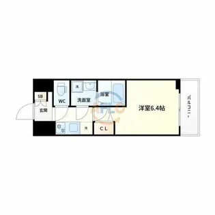 ファーストフィオーレ三国Ⅱ【4階】の間取り
