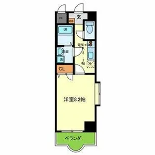 ルミエール八尾Ⅱ【2階】の間取り