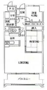 ハーモニー三幸Ⅰ【302号室】の間取り