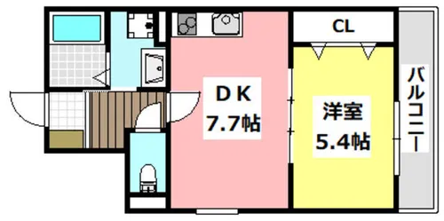 アート総持寺駅前【101号室】の間取り