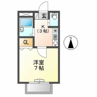 シャトーMT【2階】の間取り