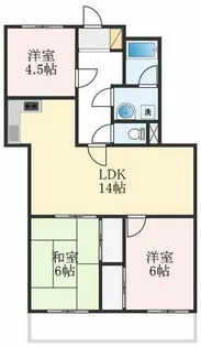 ル・シェンテ【1階】の間取り