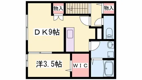 クレセント【2階】の間取り