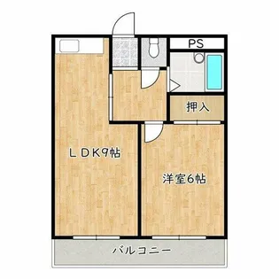 大阪府羽曳野市伊賀4丁目【マンション】の間取り