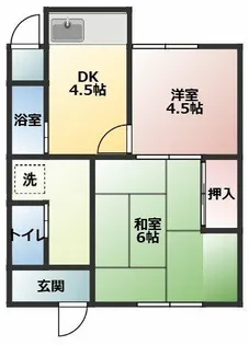 愛知県春日井市美濃町1丁目【一戸建】の間取り