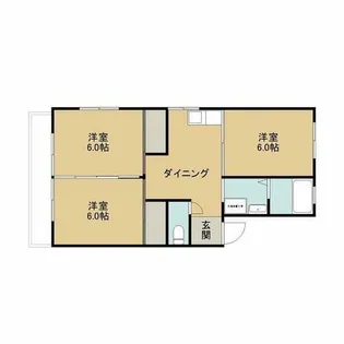 愛知県名古屋市昭和区駒方町2丁目【マンション】の間取り