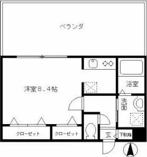 meLiV桜山【4階】の間取り