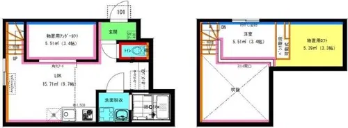 RadIAnce桜本町【1階】の間取り