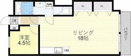 千代田マンション【6階】の間取り