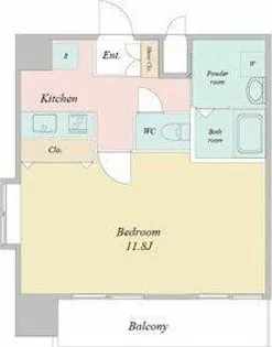 クレシェール大須【8階】の間取り