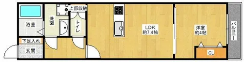 PHOENIX平和【2階】の間取り