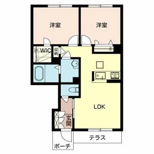 シャーメゾンMSK【1階】の間取り