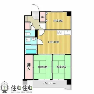 元町ヒルズ【306号室】の間取り