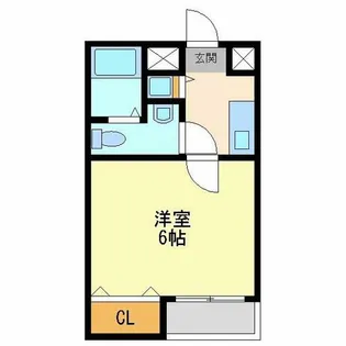 コンフォート神崎川【2階】の間取り
