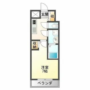 スプランディッドⅡ【11階】の間取り