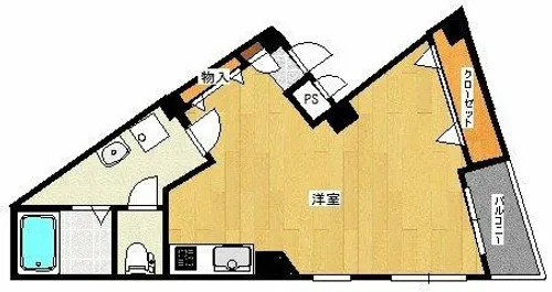 リファレンス桜坂【4階】の間取り