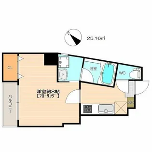 イル・ヴァローレ平尾プレミアム【601号室】の間取り