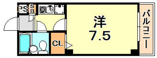 コスミック【3階】の間取り
