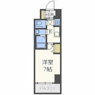 ファーストステージ梅田WEST【14階】の間取り