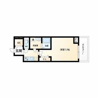 ベイサイドパークOSAKAサウスレジデンシス【12階】の間取り