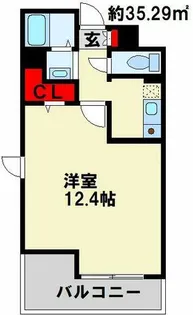 ユーフォリウム・マタマ【807号室】の間取り