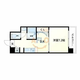 ヴェール・カステージュ深江北【3階】の間取り