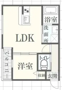 ボヌール英賀保駅前Ⅱ【3階】の間取り