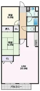 レスカーラ緑地公園【1階】の間取り