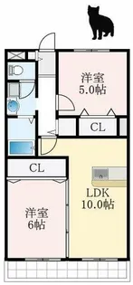 ヴィハーラ仲本【2階】の間取り