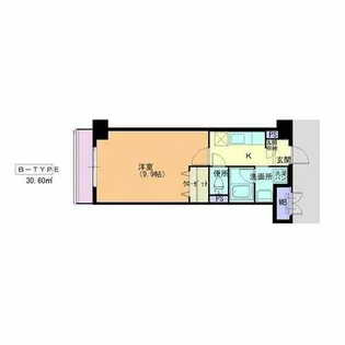 名藤ビル【3C号室】の間取り