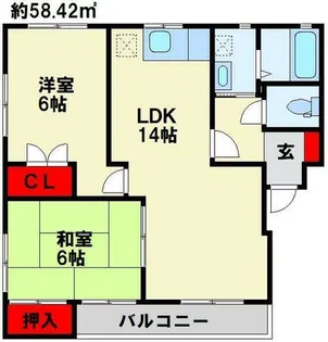 KAKU BLD【3階】の間取り
