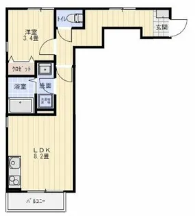 TTプレイス二日市【3階】の間取り