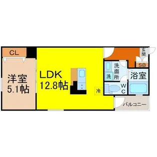 TRY Ⅱ 柳川(トライツーヤナガワ)【2階】の間取り