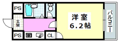 フォルシア エム【202号室】の間取り
