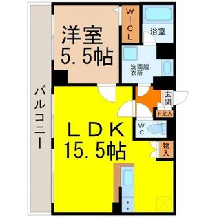 ロイヤルアベニュー【2階】の間取り