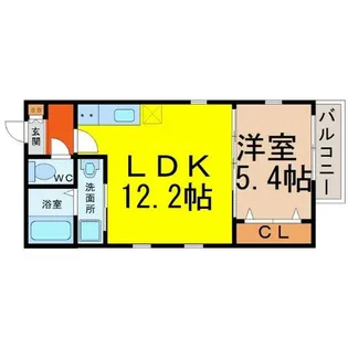 Luna terrace(ルナテラス)【3階】の間取り