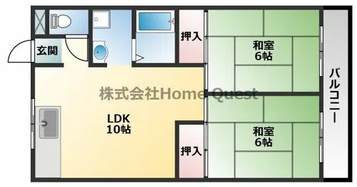 マンション吾光【3階】の間取り