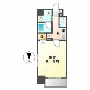 プランベイム大須駅前【5階】の間取り